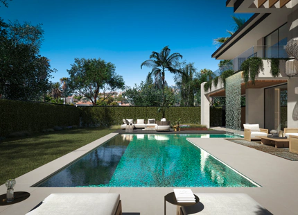 Impresionantes villas modernas en Cortijo Blanco, junto a Puerto Banús · En construccion!
