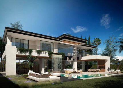 Impresionantes villas modernas en Cortijo Blanco, junto a Puerto Banús · En construccion!