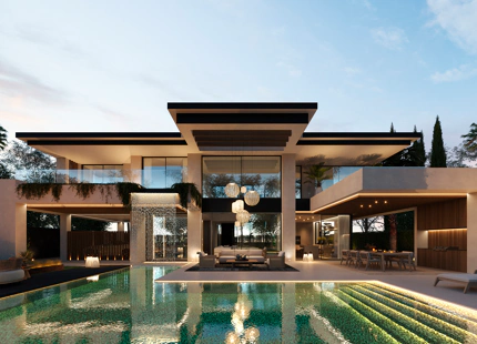 Impresionantes villas modernas en Cortijo Blanco, junto a Puerto Banús · En construccion!
