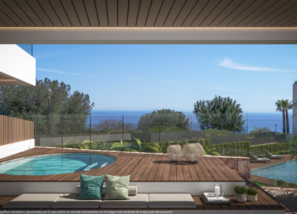 Increíble planta baja elevada con la vista al mar !
