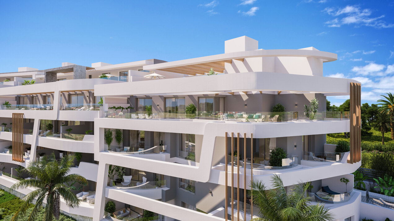 Breeze is a spectacular project of 34 amazing apartments and penthouses, located in front line golf in Marbella
