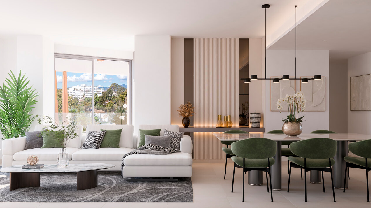 Breeze is a spectacular project of 34 amazing apartments and penthouses, located in front line golf in Marbella