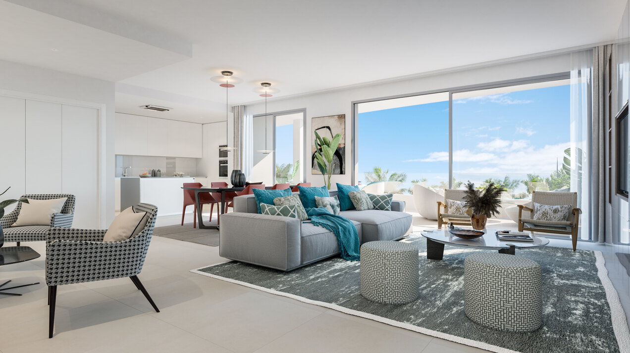 Breeze is a spectacular project of 34 amazing apartments and penthouses, located in front line golf in Marbella