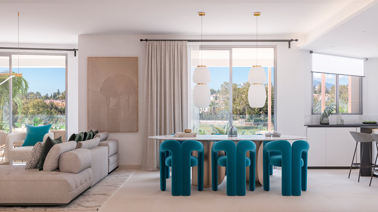 Breeze is a spectacular project of 34 amazing apartments and penthouses, located in front line golf in Marbella