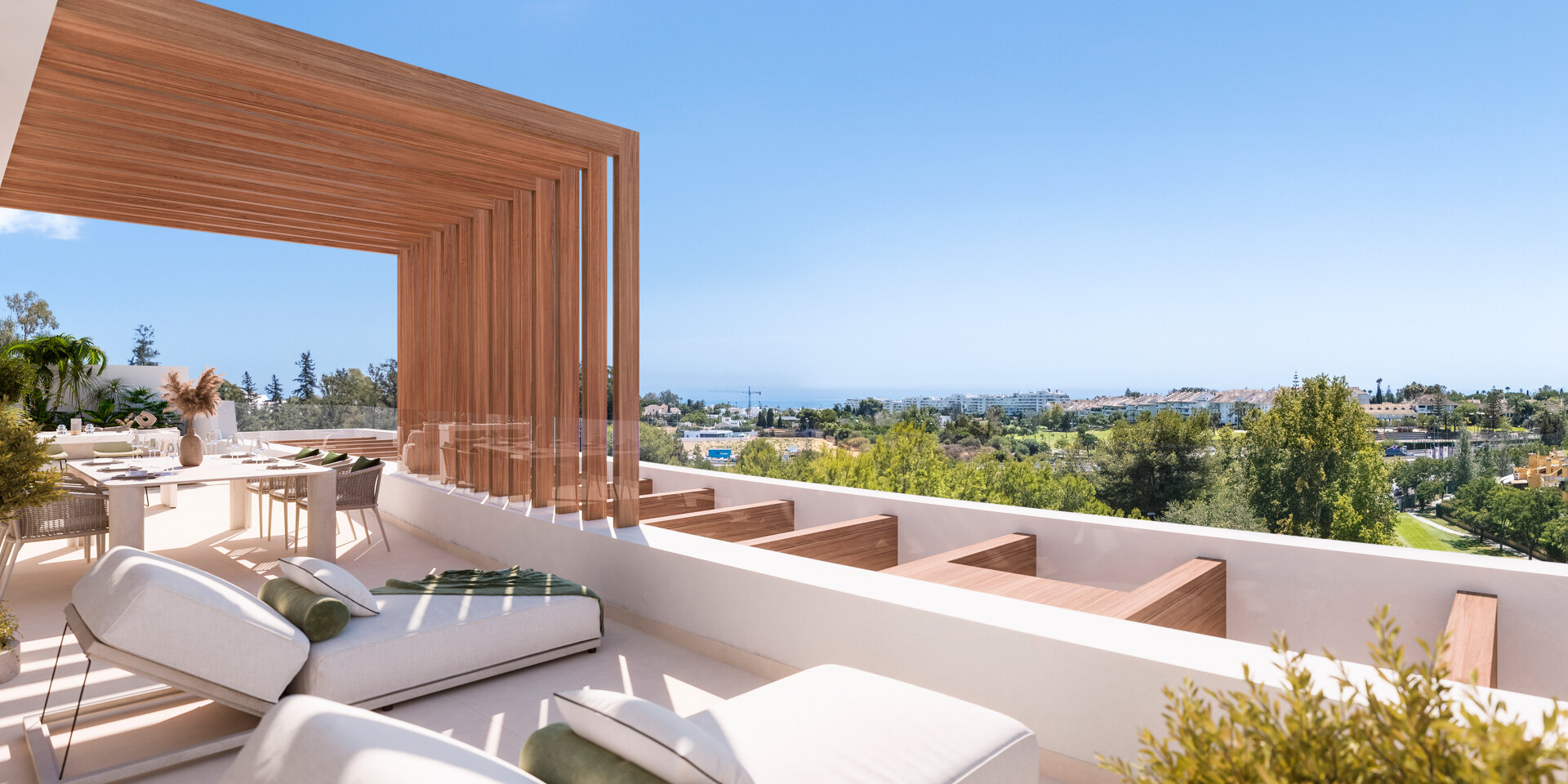Breeze is a spectacular project of 34 amazing apartments and penthouses, located in front line golf in Marbella