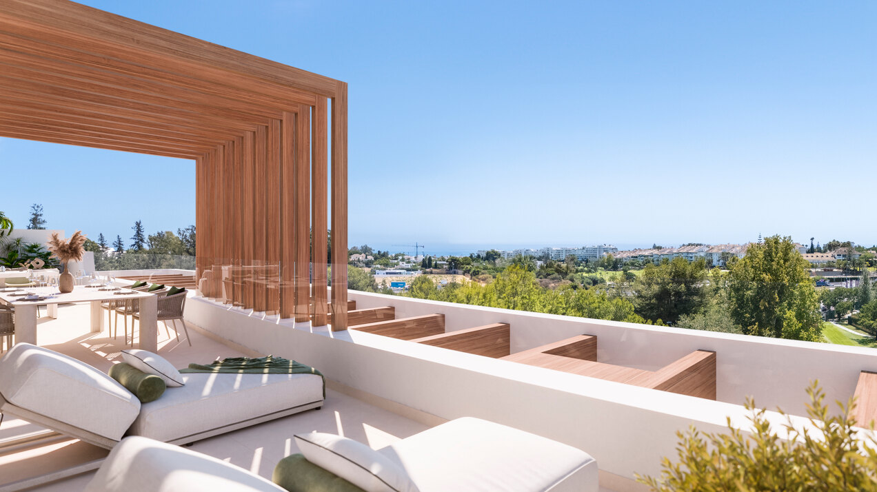 Breeze is a spectacular project of 34 amazing apartments and penthouses, located in front line golf in Marbella