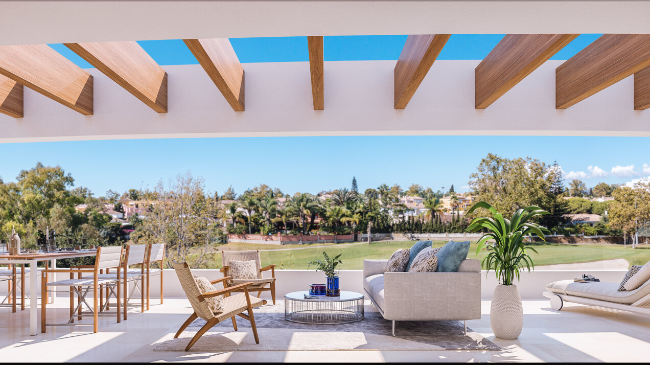 Breeze is a spectacular project of 34 amazing apartments and penthouses, located in front line golf in Marbella