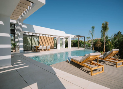 Three unique villas built on one level