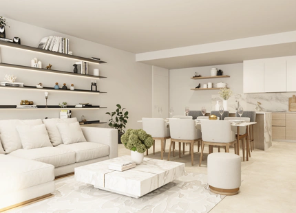 Fantastic complex of 3 and 4 bedroom apartments with panoramic sea views over the Golf Valley