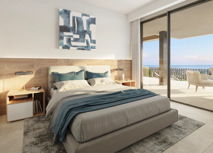 Fantastic complex of 3 and 4 bedroom apartments with panoramic sea views over the Golf Valley