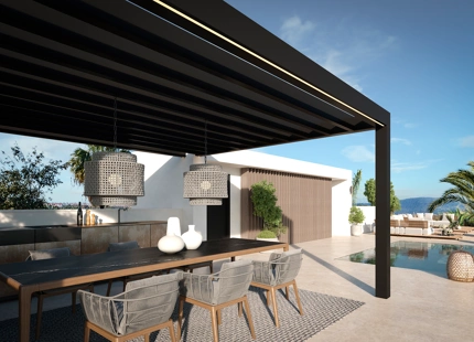 Blume, exclusiva colección boutique de 3 villas contemporáneas a pocos pasos de la playa, en una de las zonas residenciales más exclusivas de Marbella.