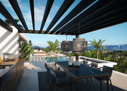 Blume, exclusiva colección boutique de 3 villas contemporáneas a pocos pasos de la playa, en una de las zonas residenciales más exclusivas de Marbella.