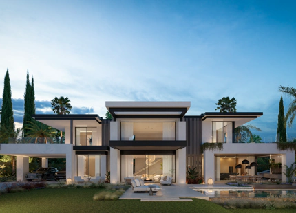 Blume, exclusiva colección boutique de 3 villas contemporáneas a pocos pasos de la playa, en una de las zonas residenciales más exclusivas de Marbella.
