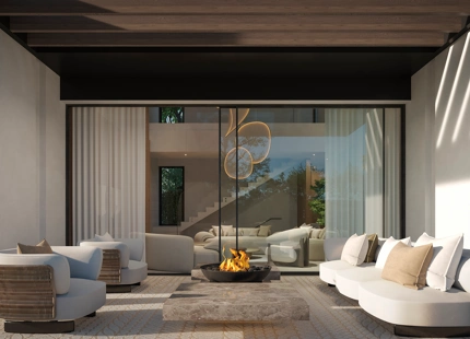 Blume, exclusiva colección boutique de 3 villas contemporáneas a pocos pasos de la playa, en una de las zonas residenciales más exclusivas de Marbella.