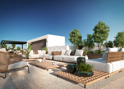 Blume, exclusiva colección boutique de 3 villas contemporáneas a pocos pasos de la playa, en una de las zonas residenciales más exclusivas de Marbella.