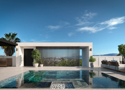 Blume, exclusiva colección boutique de 3 villas contemporáneas a pocos pasos de la playa, en una de las zonas residenciales más exclusivas de Marbella.