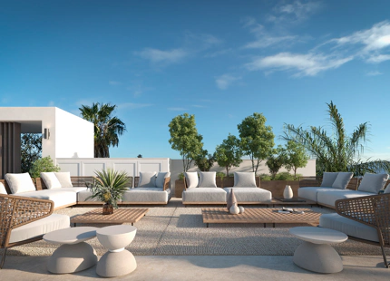 Blume, exclusiva colección boutique de 3 villas contemporáneas a pocos pasos de la playa, en una de las zonas residenciales más exclusivas de Marbella.