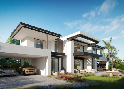 Blume, exclusiva colección boutique de 3 villas contemporáneas a pocos pasos de la playa, en una de las zonas residenciales más exclusivas de Marbella.
