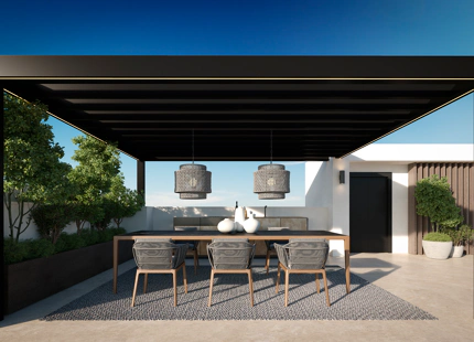 Blume, exclusiva colección boutique de 3 villas contemporáneas a pocos pasos de la playa, en una de las zonas residenciales más exclusivas de Marbella.