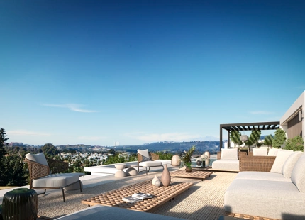 Blume, exclusiva colección boutique de 3 villas contemporáneas a pocos pasos de la playa, en una de las zonas residenciales más exclusivas de Marbella.