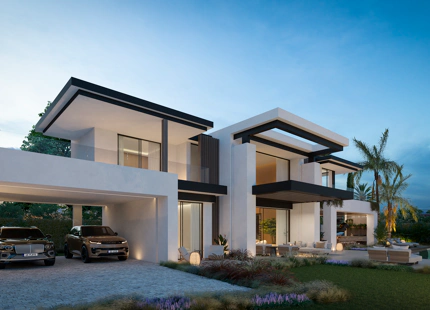 Blume, exclusiva colección boutique de 3 villas contemporáneas a pocos pasos de la playa, en una de las zonas residenciales más exclusivas de Marbella.