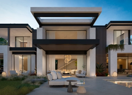 Blume, exclusiva colección boutique de 3 villas contemporáneas a pocos pasos de la playa, en una de las zonas residenciales más exclusivas de Marbella.
