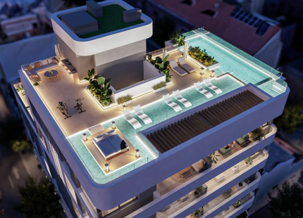 Milabeka, an exclusive boutique development of 10 contemporary residences just 200 metres from the beach in Málaga.