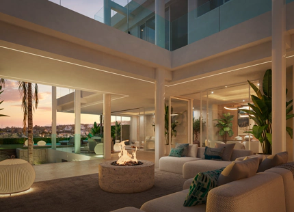 NARA MARBELLA: Exclusivo conjunto de 8 villas de lujo en Valdeolletas, Marbella, con piscina privada y vistas al mar