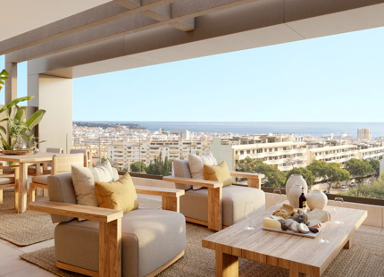 Apartamentos con vista al mar de lujo en venta en Estepona Apartamentos