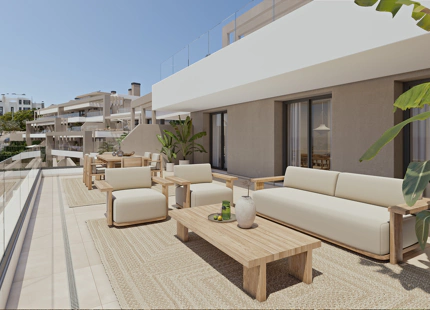 Apartamentos con vista al mar de lujo en venta en Estepona Apartamentos