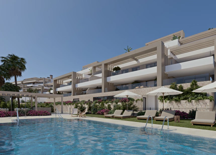 Apartamentos con vista al mar de lujo en venta en Estepona Apartamentos