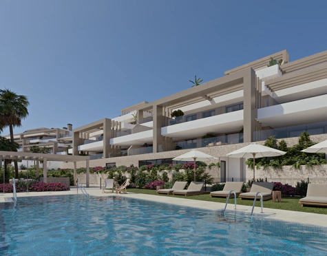 Apartamentos con vista al mar de lujo en venta en Estepona Apartamentos
