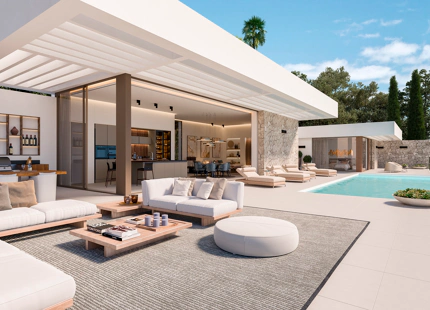 EN VENTA - La Reserva de la Cala Golf: Villas contemporáneas de nueva construcción y parcelas con vistas al mar en Mijas Costa