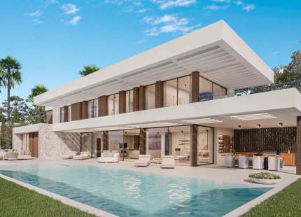 EN VENTA - La Reserva de la Cala Golf: Villas contemporáneas de nueva construcción y parcelas con vistas al mar en Mijas Costa