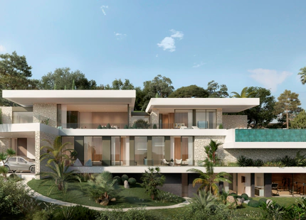 EN VENTA - La Reserva de la Cala Golf: Villas contemporáneas de nueva construcción y parcelas con vistas al mar en Mijas Costa