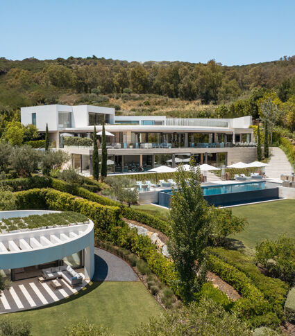 Villa Vela - Impecable e impresionante villa de lujo moderna con vistas panorámicas en La Reserva de Sotogrande