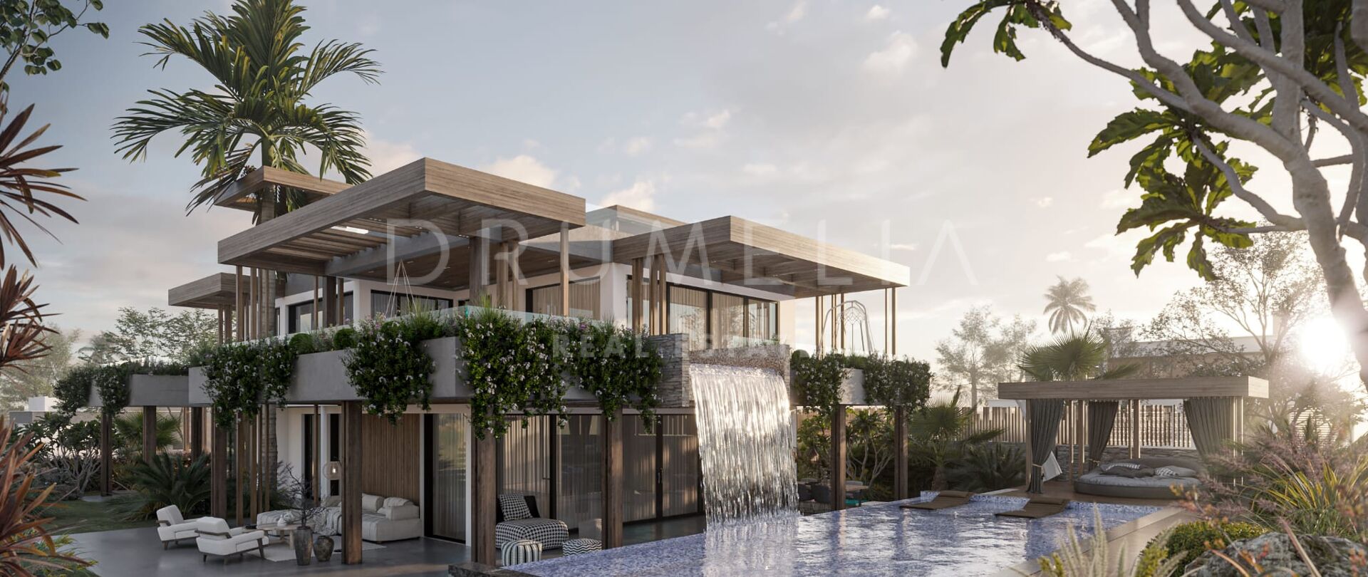 Nowoczesny dom w nowej zabudowie w Guadalmina Baja, San Pedro de Alcantara