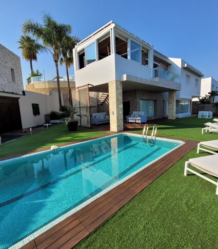 Fabulous Renovated Frontline Golf Modern House in Nueva Atalaya, Benahavis