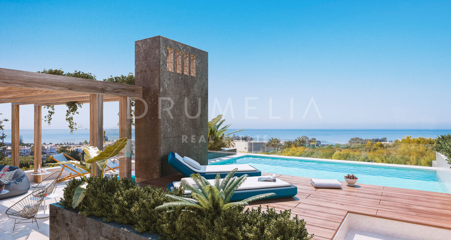 New Sophisticated Modern Luxury Semi Detached House, Rio Real, Marbella East