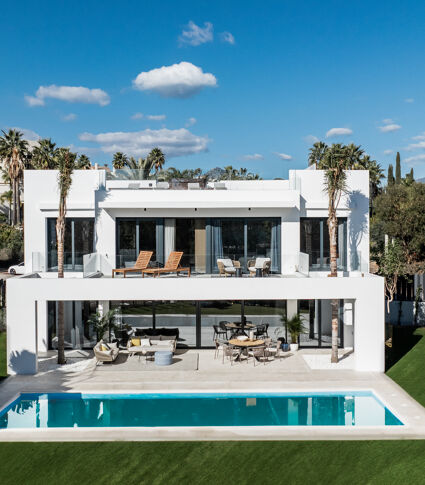 Brandneue luxuriöse moderne Villen in Marbella, neue Goldene Meile.