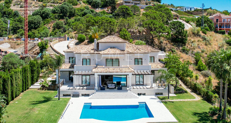 Belle maison de luxe avec vues panoramiques à Monte Mayor, Benahavis