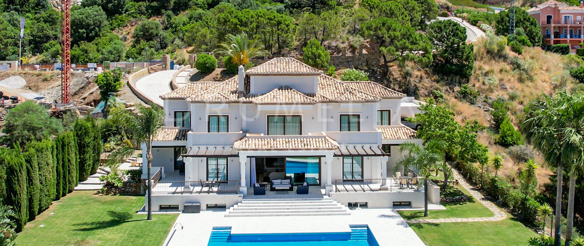 Belle maison de luxe avec vues panoramiques à Monte Mayor, Benahavis