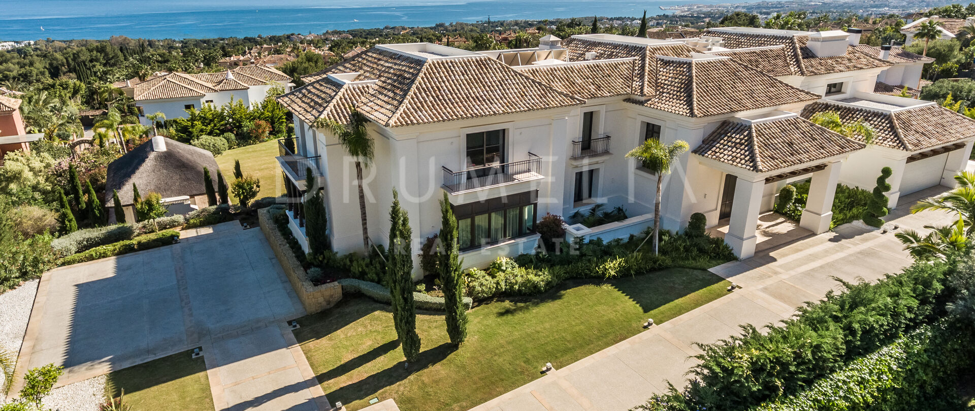 Villa Symphony - Ny stilfull lyxig modern medelhavsvilla, Sierra Blanca, Marbella