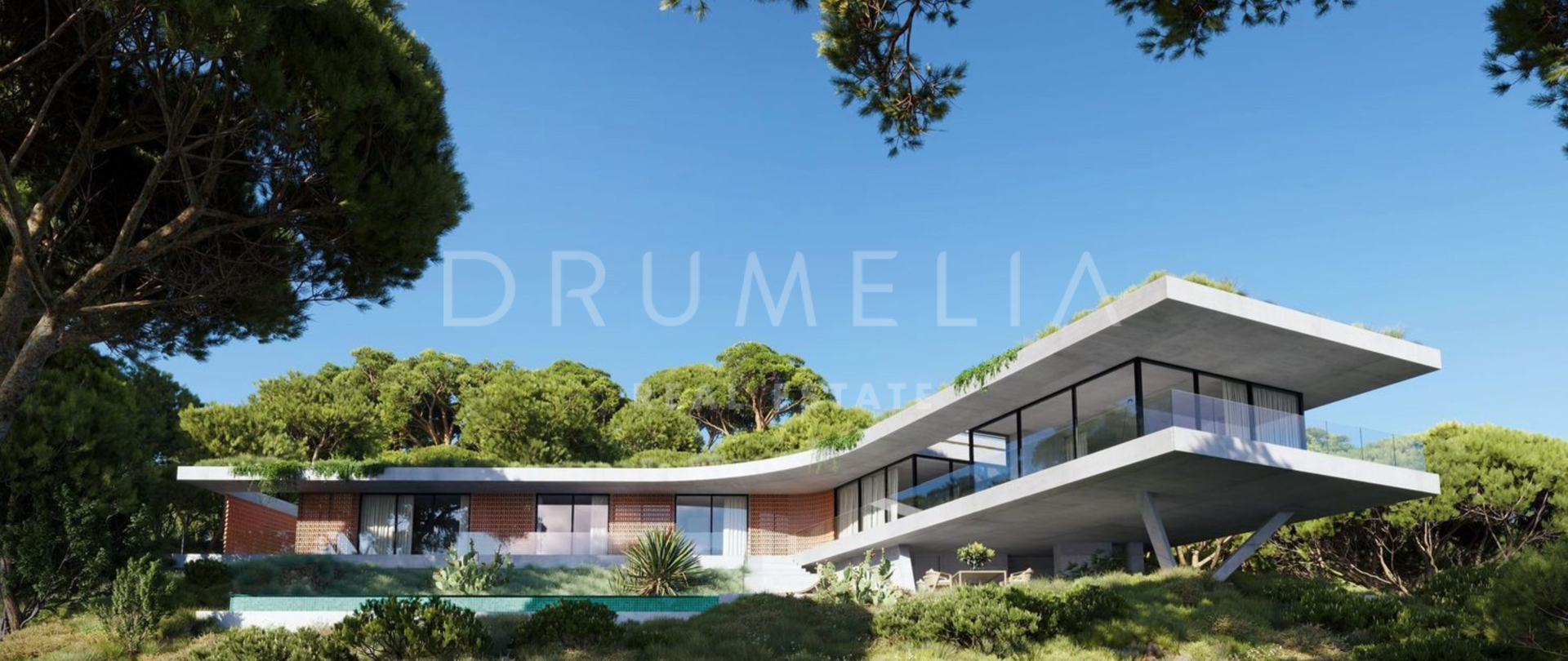 Villa with a state of art architectural Design for sale in Monte Mayor