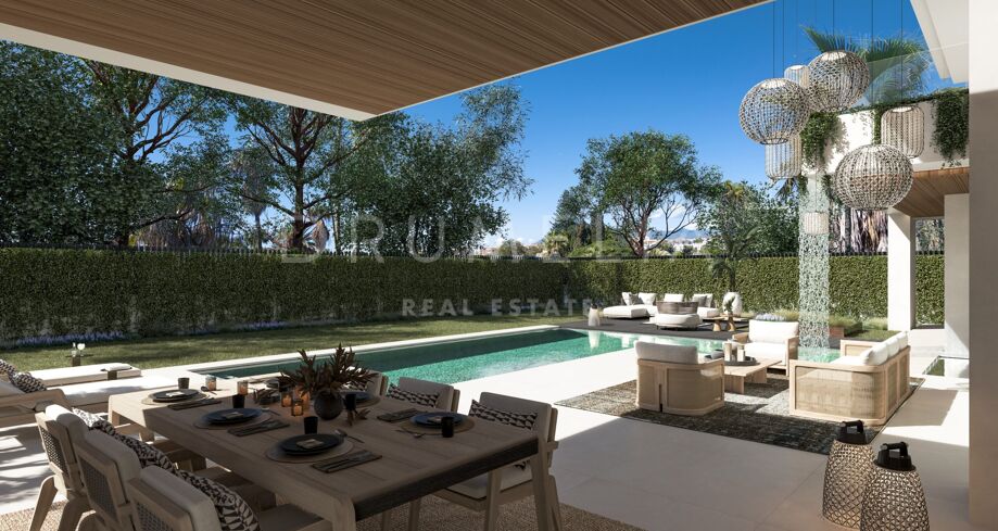 Luxury Villas Project in Elegant Contemporary Style with High-End Amenities, Cortijo Blanco, Marbella