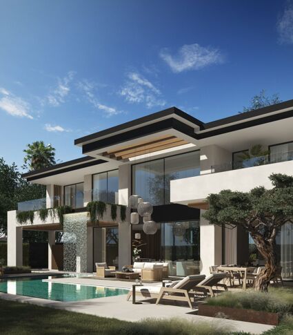 Lyxigt villaprojekt i elegant modern stil med avancerade bekvämligheter, Cortijo Blanco, Marbella