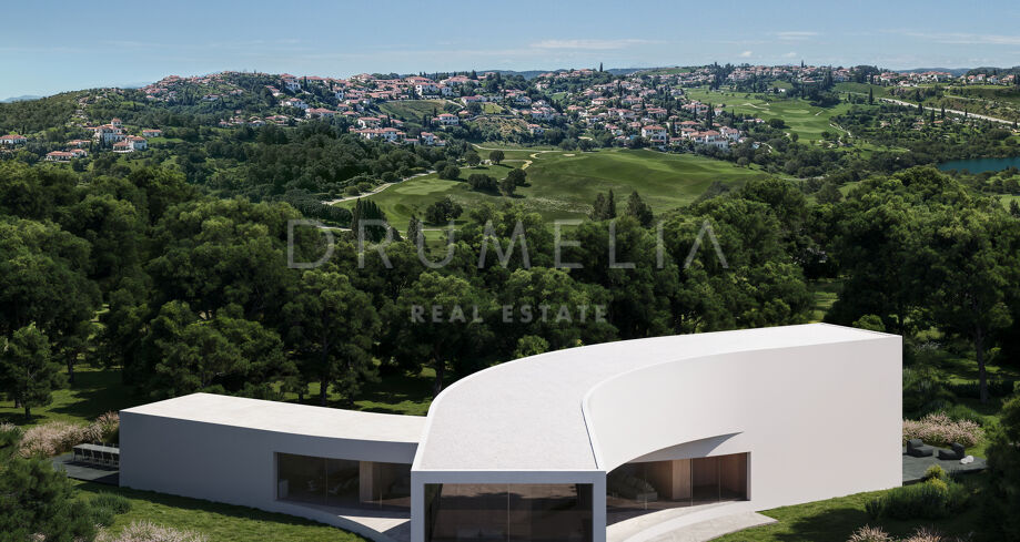 Projecto: Villa Ultramoderna a Estrenar con 6 Dormitorios e Impresionantes Vistas al Golf en Los Altos de Valderrama- Sotogrande