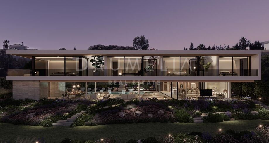 Lujosa Villa de Diseño Moderno con Impresionantes Vistas al Golf y a la Naturaleza en La Reserva- Sotogrande