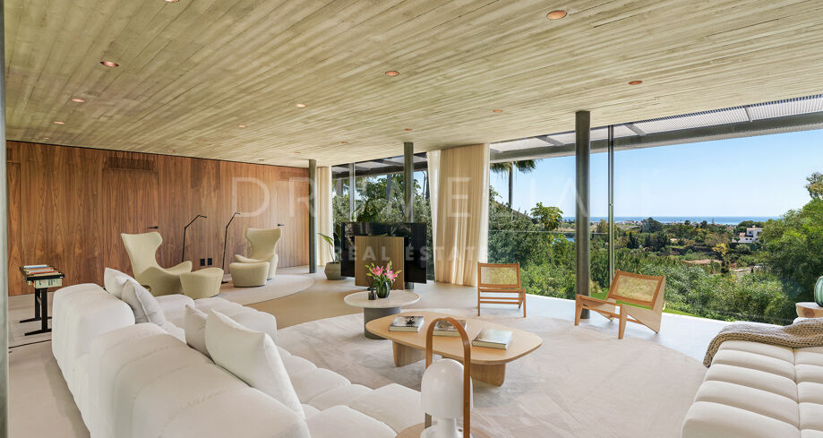 Extraordinary Frontline Golf Ultra Modern House with Sea and Lake Views in Los Flamingos