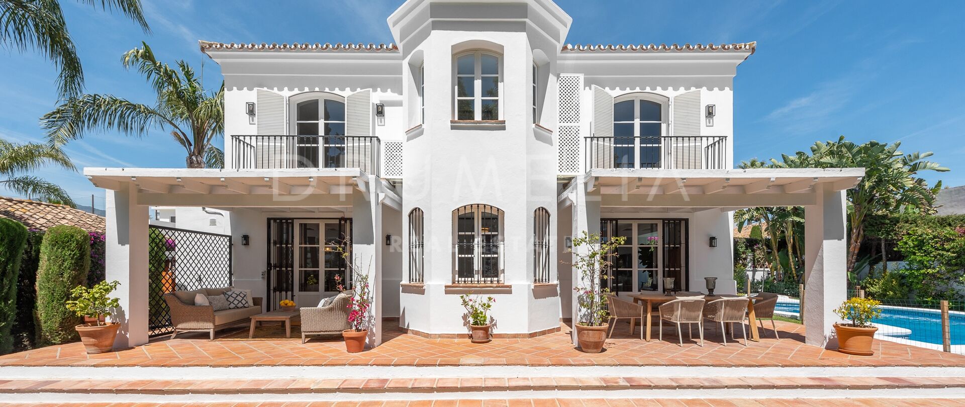 Villa de luxe en première ligne de golf à louer à long terme à Guadalmina Alta